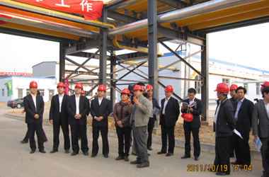 陜西省副省長(zhǎng)朱靜芝蒞臨陜北基泰化工公司視察調(diào)研